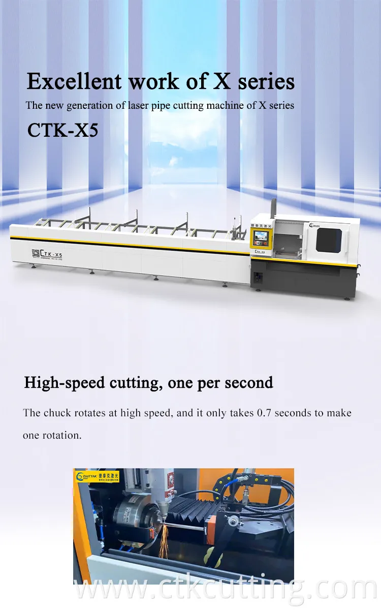 Round tube cutting machine Round tube cutting machine